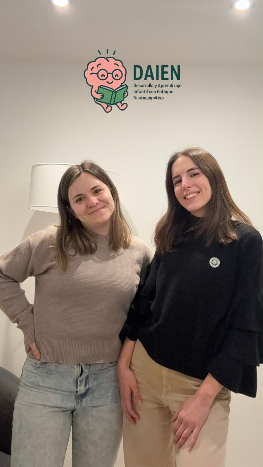 Antonella Diez y Megan Waldner, equipo de psicopedagogas de DAIEN